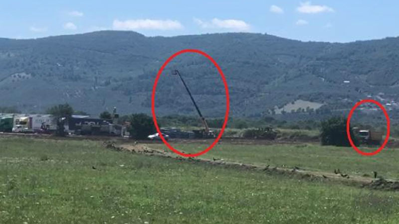 Yerli otomobil fabrikasının kurulacağı alanda çevre düzenleme çalışmaları başladı