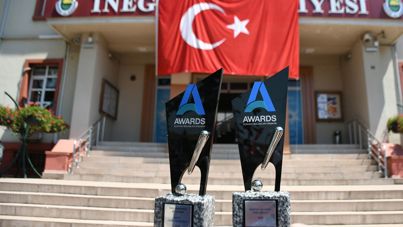 İnegöl Belediyesi bu yılda da A Awards’tan çifte ödülle döndü
