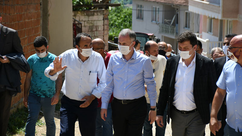 İnegöl Belediyesi sel yaralarını sarıyor