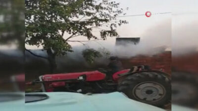 Bursa’da paniğe neden olan yangın