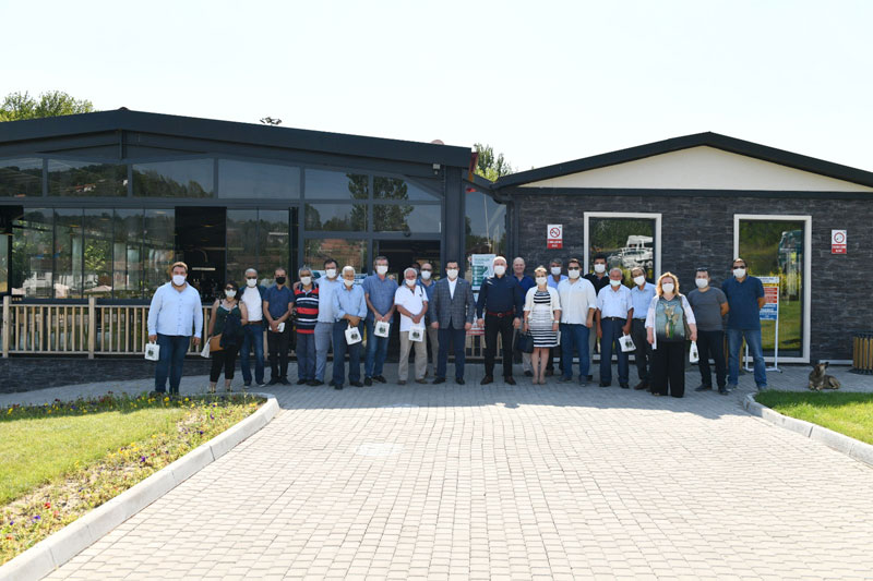 Başkan Kanar, basın mensuplarını unutmadı