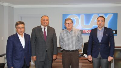 Özdilek Holding Yönetim Kurulu Başkanı Hüseyin Özdilek, OLAY Medya’yı ziyaret etti