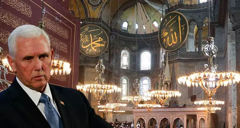Pence’in Ayasofya mesajına Türkiye’den yanıt