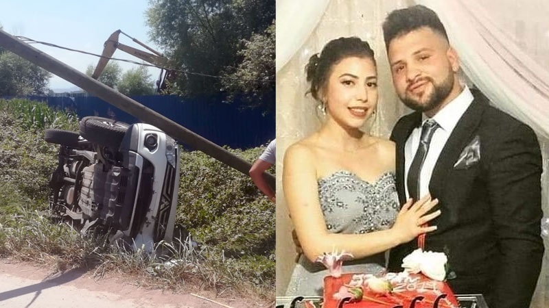 3 gün önce evlenmişlerdi! Genç çifti kaza ayırdı