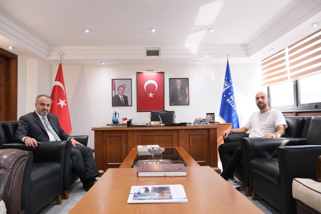 Survivor Sercan'dan Başkan Aktaş'a ziyaret... 1 sercan 1