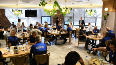 Başkan Taban, Zabıta Müdürlüğü personeliyle buluştu