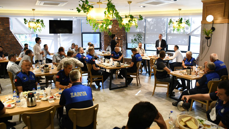 Başkan Taban, Zabıta Müdürlüğü personeliyle buluştu