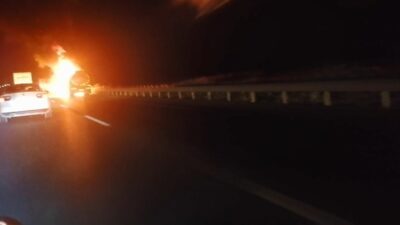 Bursa’da korku dolu anlar! Alev alev yandı