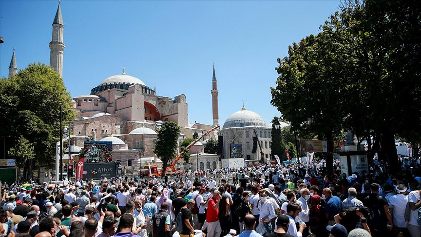 Tarihi gün! Ayasofya’da 86 yıl sonra ilk namaz