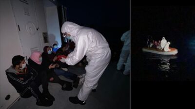 Muğla’da mahsur kalan 17 sığınmacı kurtarıldı