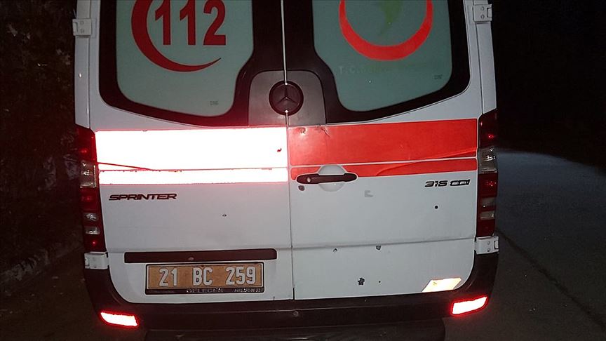 Diyarbakır’da ambulansa silahla ateş eden zanlı tutuklandı