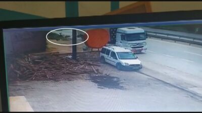 Bursa’da korkunç kaza! O anlar kamerada