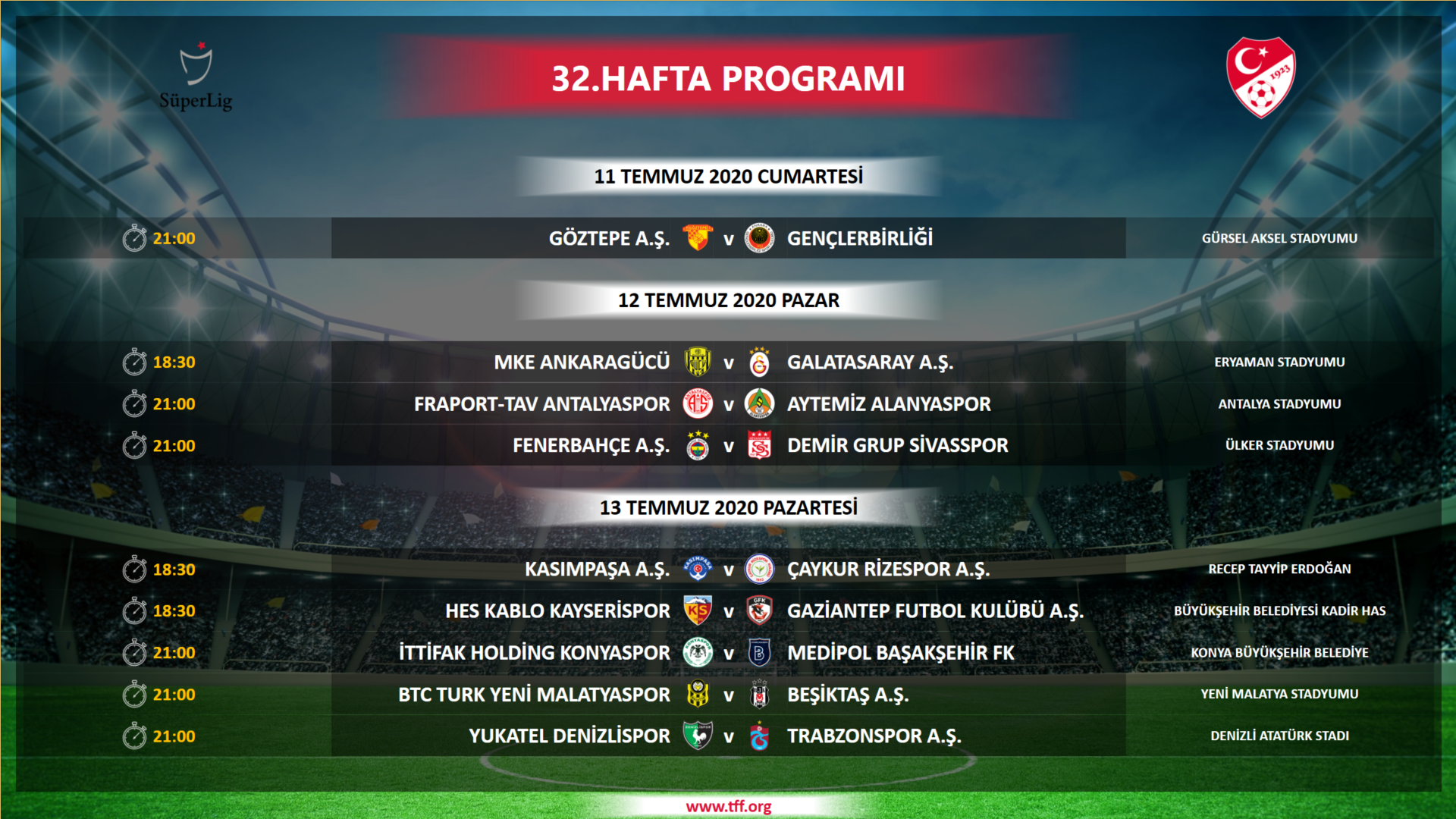Süper Lig'de program değişti... Aynı gün ve saate aldılar... 1 yeni