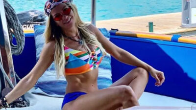 Aşka geldi! Sevgilisiyle dudak dudağa yakalandı