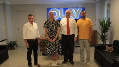 DOSABSİAD BAŞKANI NİLÜFER ÇEVİKEL’DEN OLAY’A ZİYARET