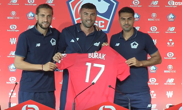 Burak Yılmaz, Lille’e imzayı attı Fransa 1. Futbol Ligi (Ligue 1) ekiplerinden Lille, Beşiktaş'ta forma