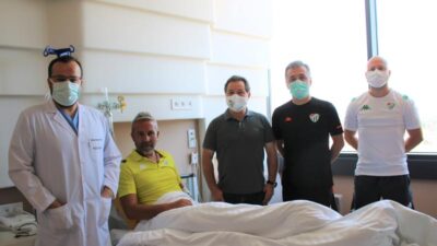 Mustafa Gönden’e geçmiş olsun ziyareti