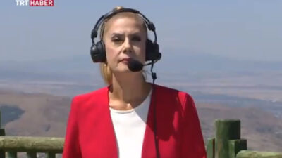 TRT spikeri canlı yayında bayıldı