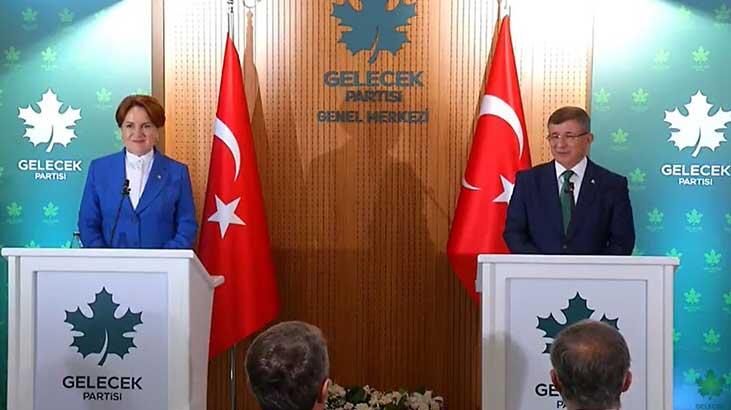 Meral Akşener’den Ahmet Davutoğlu’na ‘hayırlı olsun’ ziyareti