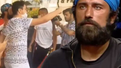 Tepki çeken görüntü! Survivor Yasin..