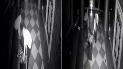 Yer: Bursa… Çelik kasayı taşıyamayınca böyle sürüklediler