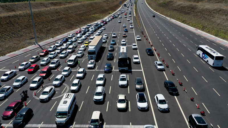 Bursa’da tatilcilerin dönüş çilesi
