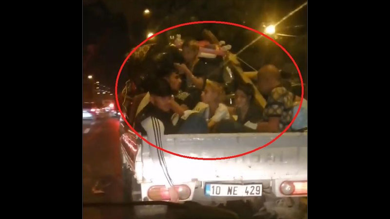 Bursa’da tehlikeli yolculuk Bursa’da tehlikeli yolculuk