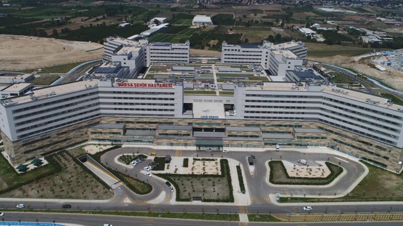  Bursa Şehir Hastanesine kesintisiz ulaşımın sağlanabilmesi amacıyla projelendirilen ve mayıs