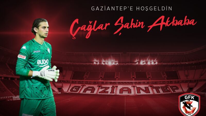 Gaziantep FK Çağlar transferini açıkladı… Bursaspor'a veda eden kaleci Çağlar Şahin Akbaba, Gaziantep FK ile