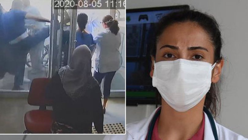 Kızına sağlık raporu vermeyen doktorlara saldırdı