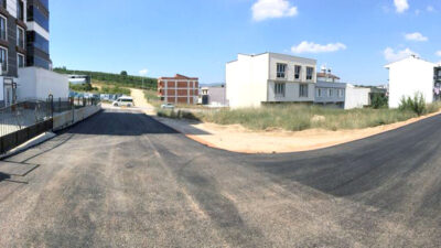 İmara açılan yeni yollar asfaltlanıyor