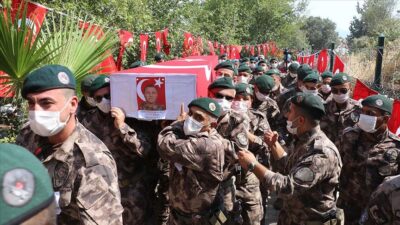 Şehitlerimizi uğurladık