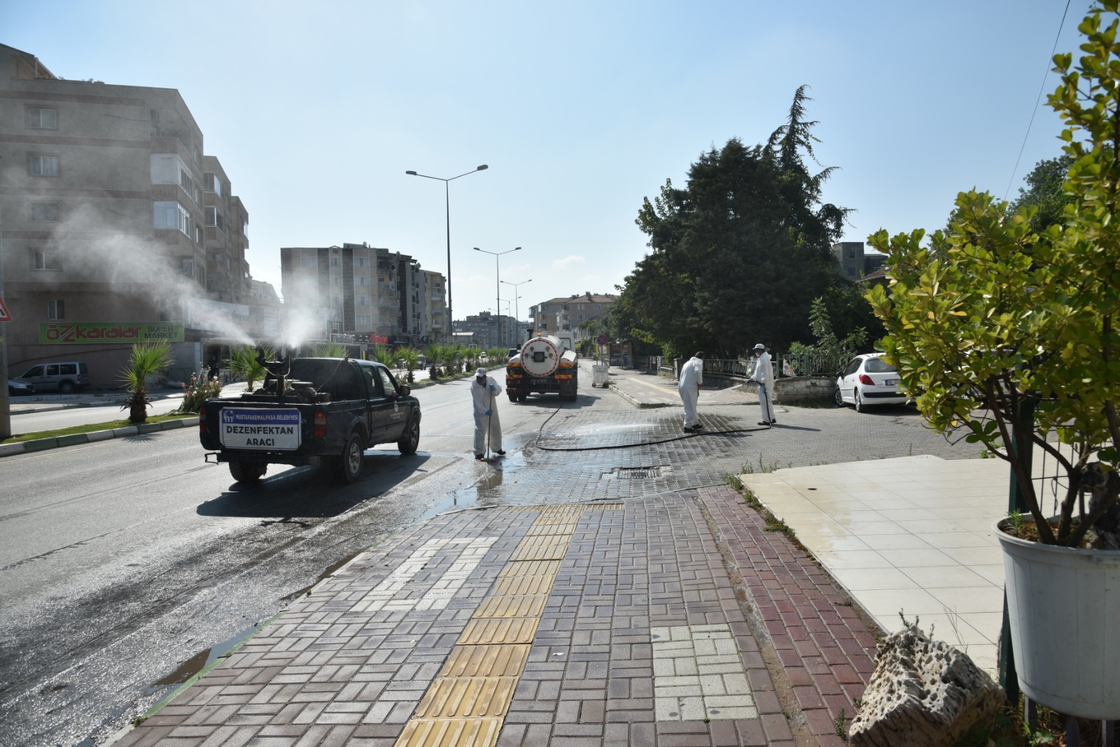 Mustafakemalpaşa’da geniş kapsamlı virüs denetimi