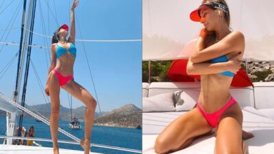 Şeyma’dan tekne pozları