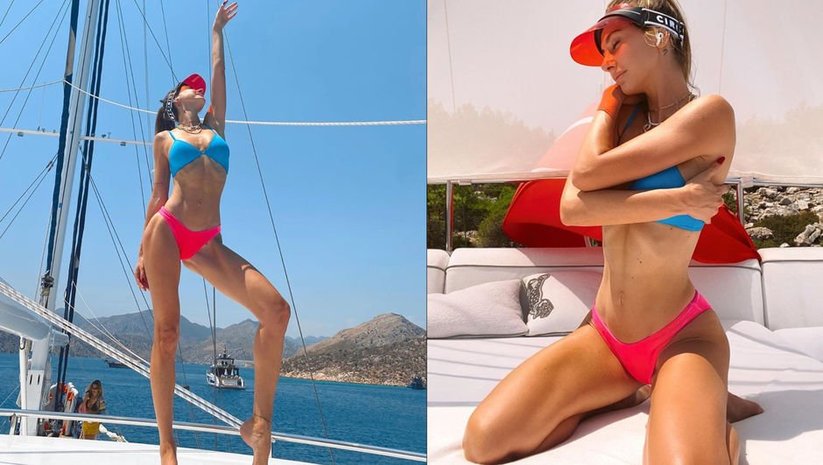 Şeyma’dan tekne pozları