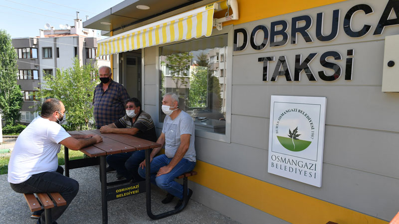 Taksi duraklarına Osmangazi dokunuşu Taksi duraklarına Osmangazi dokunuşu