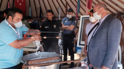 Ahlat’ta yörük çadırında Bursa tanıtımı