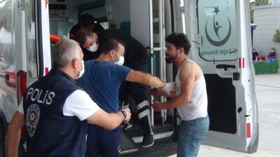 Bursa’da babalarını ziyarete giden çocuklar ölümden döndüler