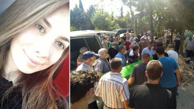 Bursa’da Eda’ya gözyaşlarıyla veda