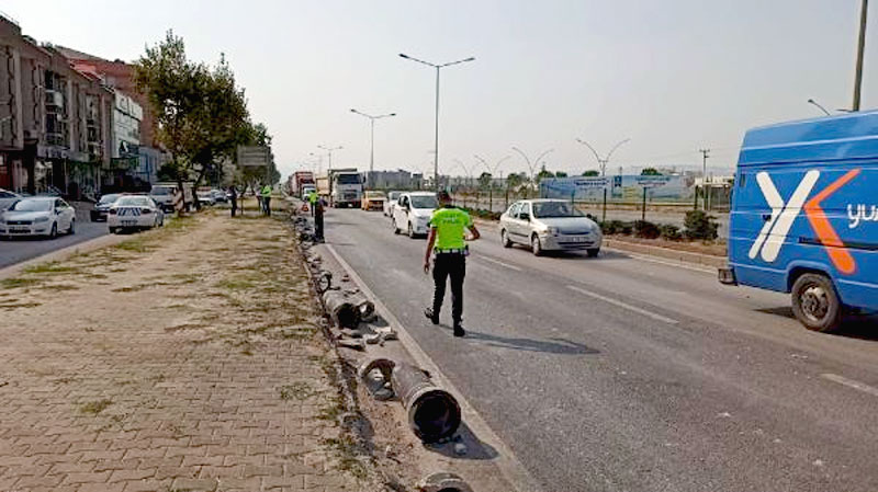 Bursa’da trafiği aksatan olay