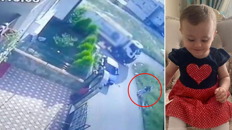 Bursa'da çöp kamyonuyla çarptığı 1,5 yaşındaki çocuğun ölümüne, annesinin yaralanmasına