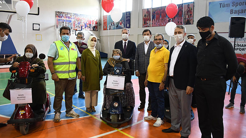 13 engelli vatandaş hayallerine kavuştu