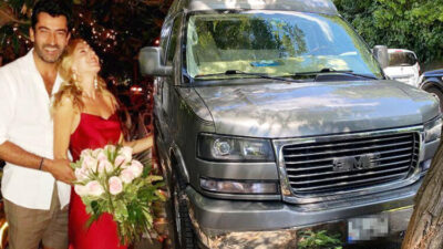 Kenan İmirzalıoğlu minibüsünün logosunu çaldırdı