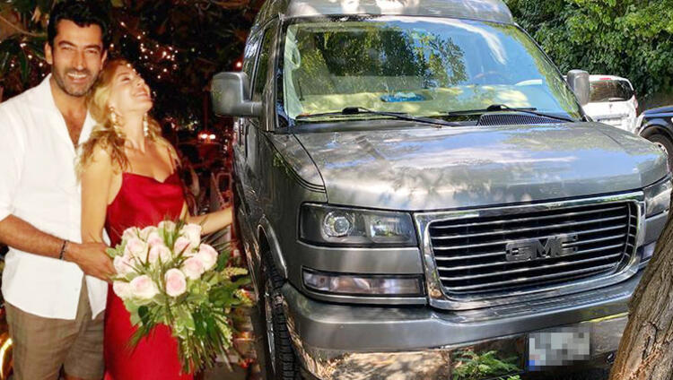 Kenan İmirzalıoğlu minibüsünün logosunu çaldırdı