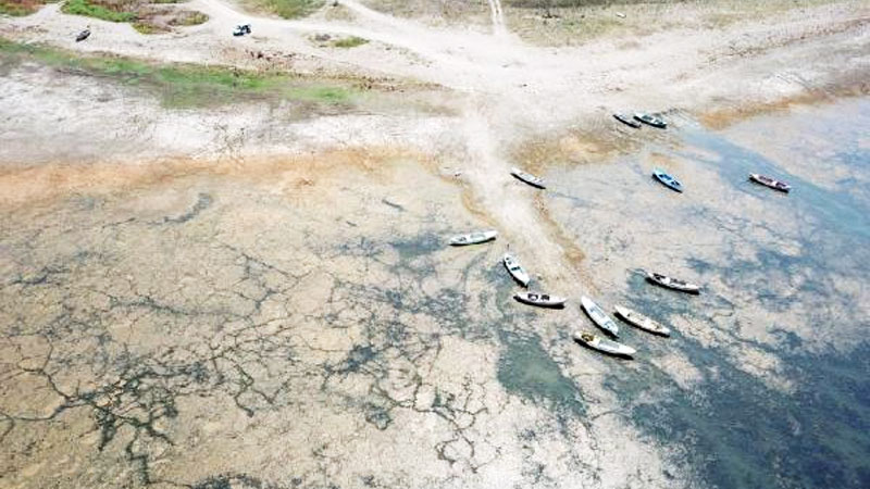 Gölde alarm verildi! Su seviyesi sıfırlandı…