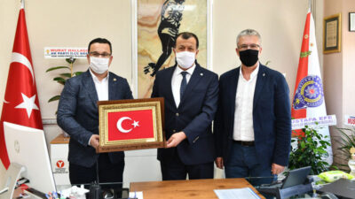 Başkan Kanar’dan yeni atanan Erçetin ve Güner’e hayırlı olsun ziyareti