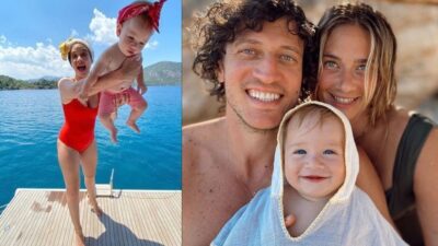 Müge Boz’dan mutlu aile pozu