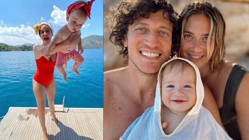 Müge Boz’dan mutlu aile pozu