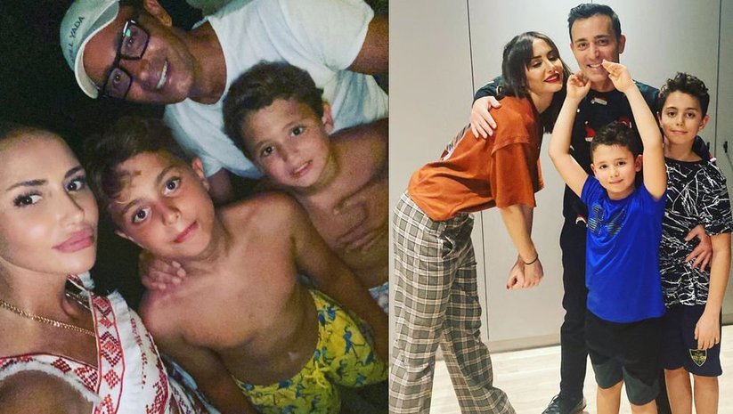 Eski eşler aynı karede