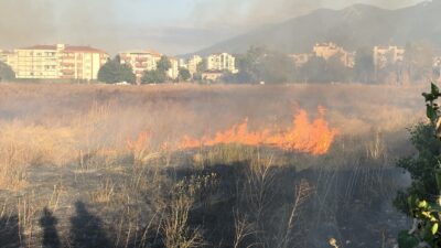 Bursa şehir merkezinde yangın!